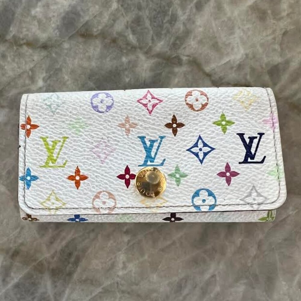 Louis Vuitton *LOW START* Murakami 4 Key Holder – Limited Edition